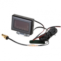 汽車貨車12V24V改裝工程車通用電子數(shù)字水溫表發(fā)動(dòng)機(jī)水溫儀表