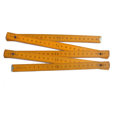 CJ-5038施工2米十折尺子木工繪圖角度尺多功能木質(zhì)折疊尺跨境貨源
