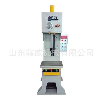 供應5噸10噸20噸單臂液壓機立式快速壓力機25T小型軸承壓裝油壓機
